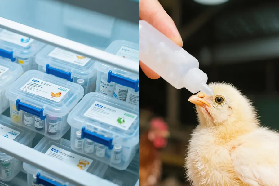 proper use and storage of poultry vaccines