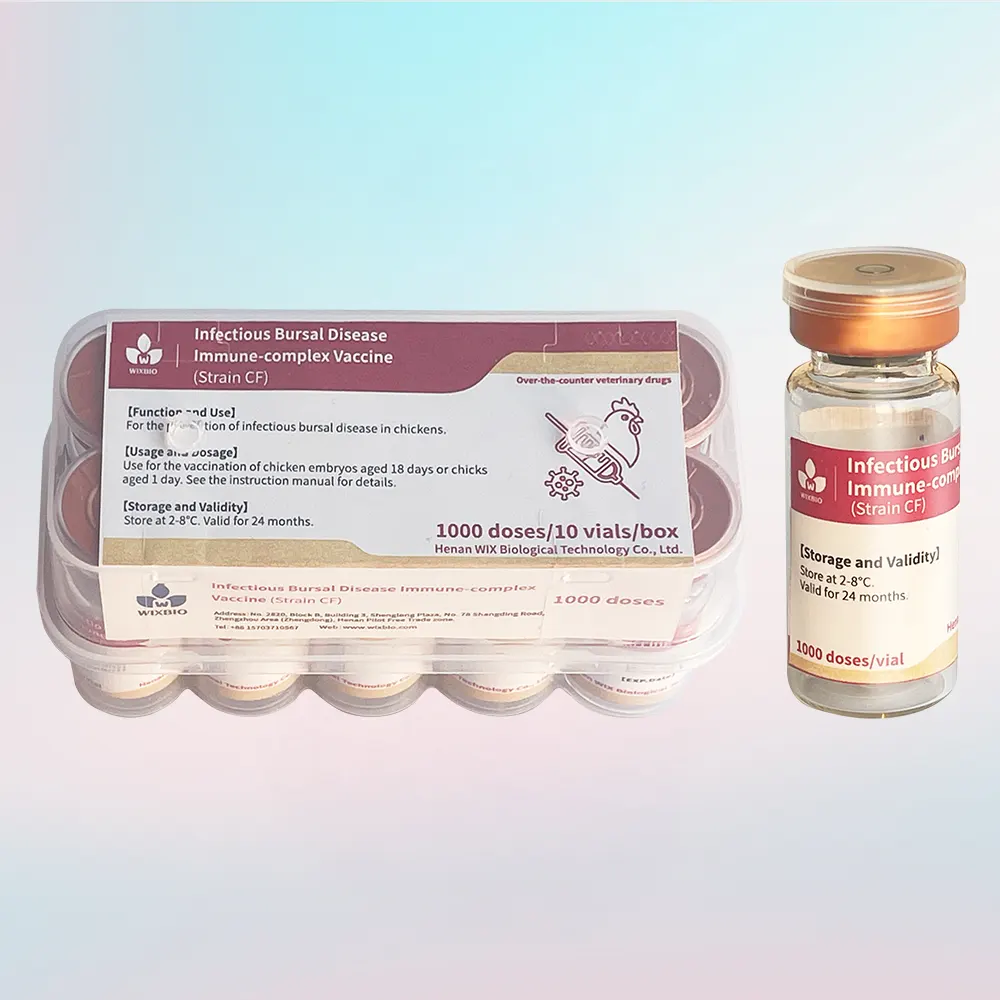 infectious bursal disease immune complex vaccine (strain cf)