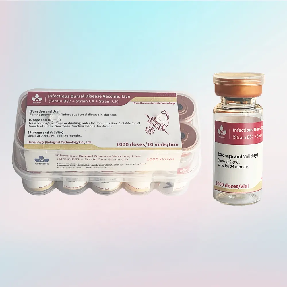 infectious bursal disease vaccine, live (b87 + ca + cf)