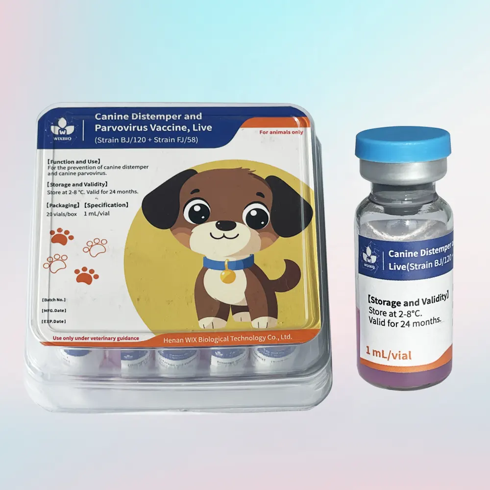 live canine distemper & parvovirus vaccine