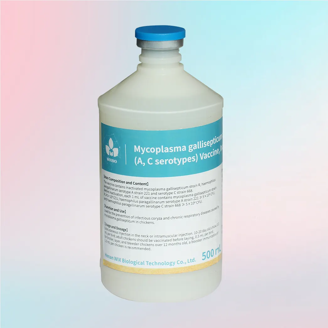 mycoplasma gallisepticum & coryza (a, c) vaccine